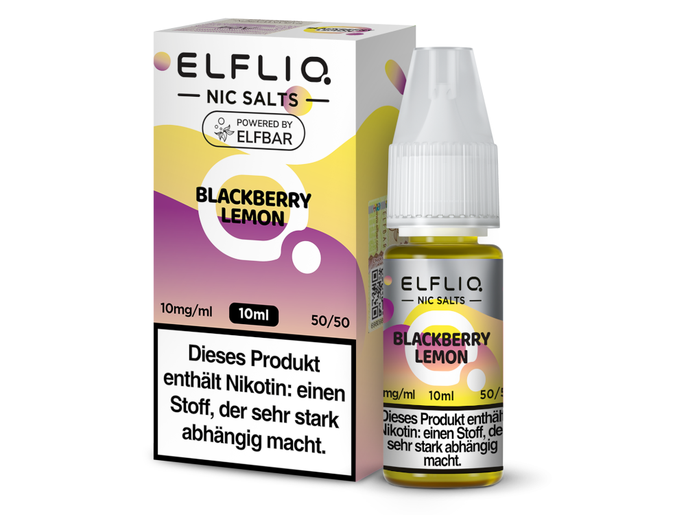 ELFLIQ 10MG 10ML Blackberry Lemon