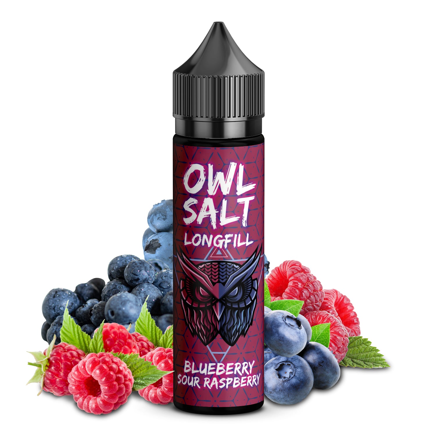 OWL SALT Longfill Blueberry Sour Raspberry