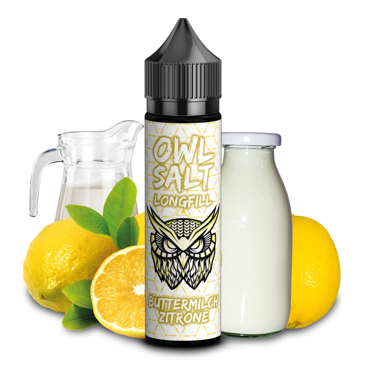 OWL SALT Longfill Blueberry Buttermilch Zitrone