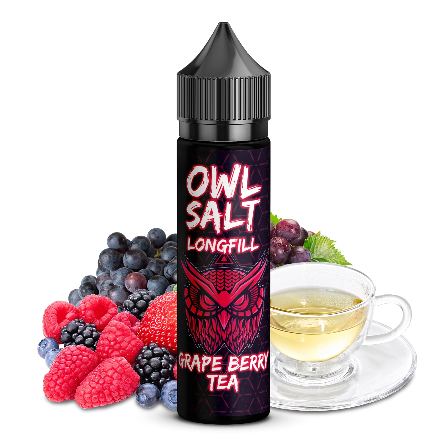 OWL SALT Longfill Grape Berry Tea