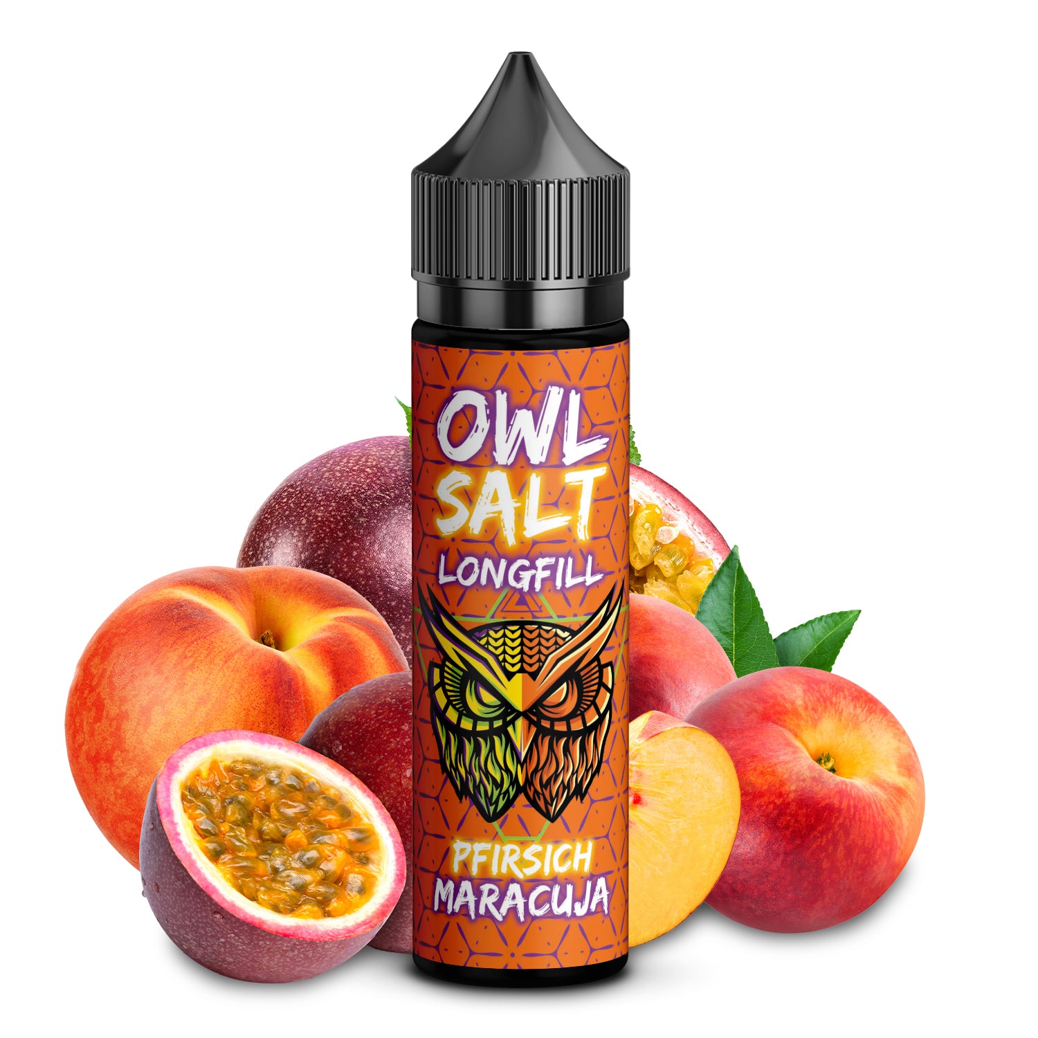 OWL SALT Longfill Pfirsich Maracuja