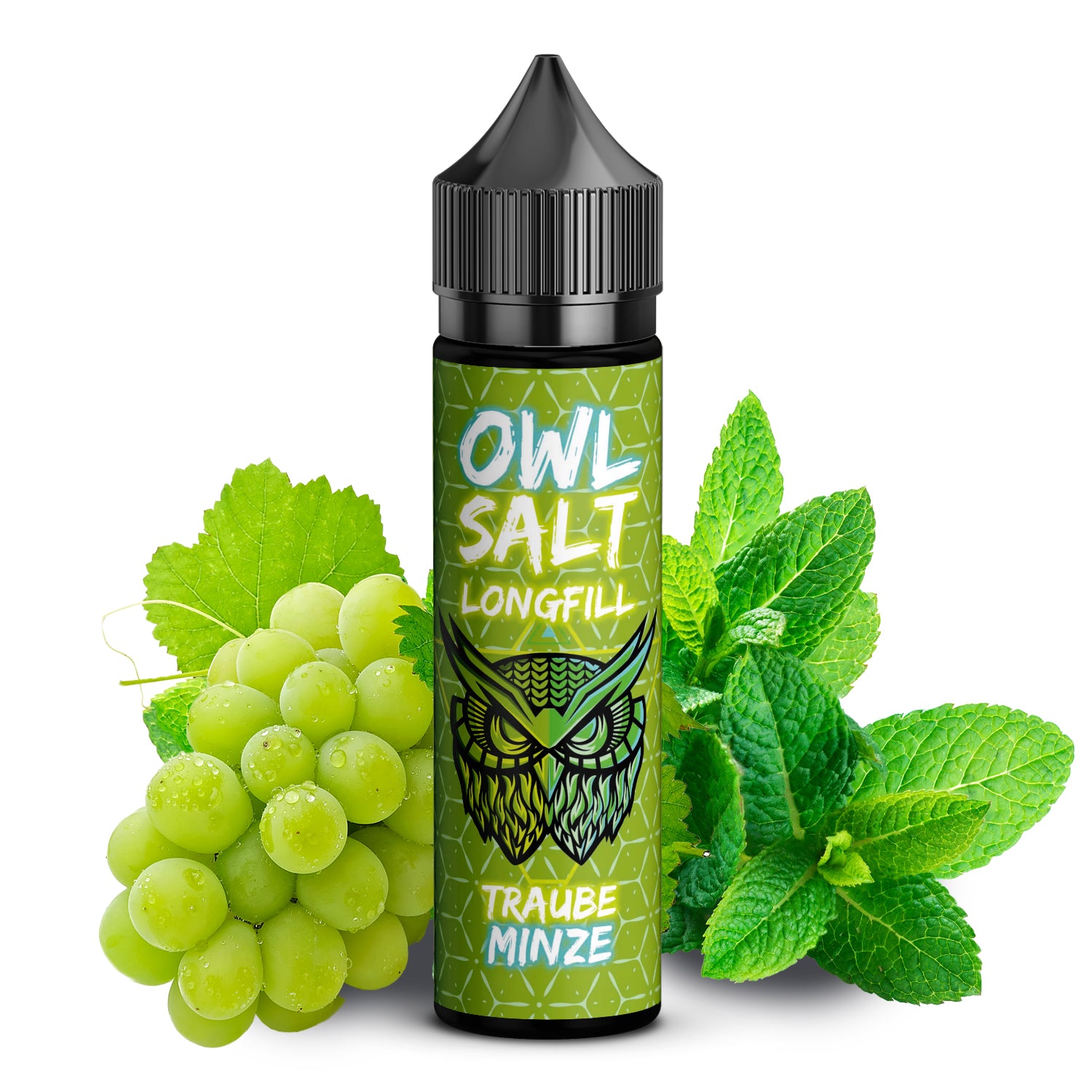 OWL SALT Longfill Traube Minze