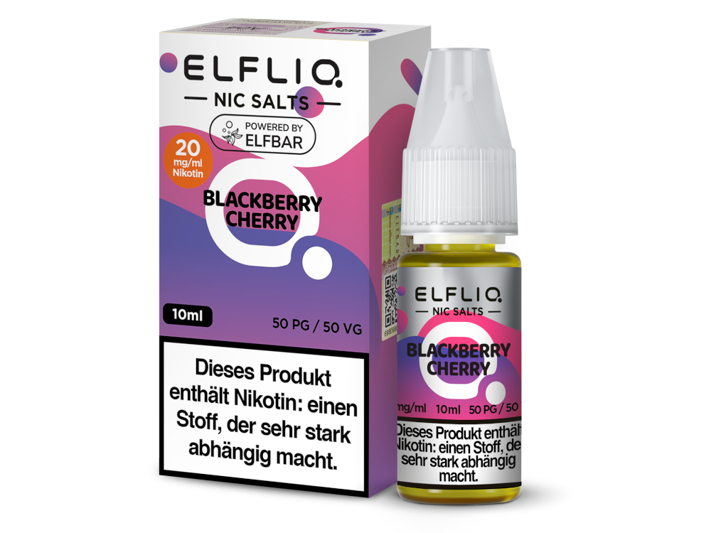 ELFLIQ 20MG 10ML Blackberry Cherry