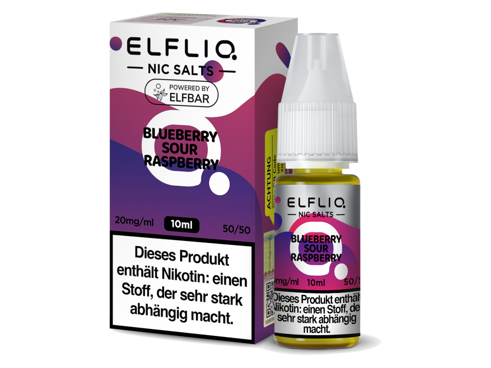ELFLIQ 10MG 10ML Blueberry Sour Raspberry