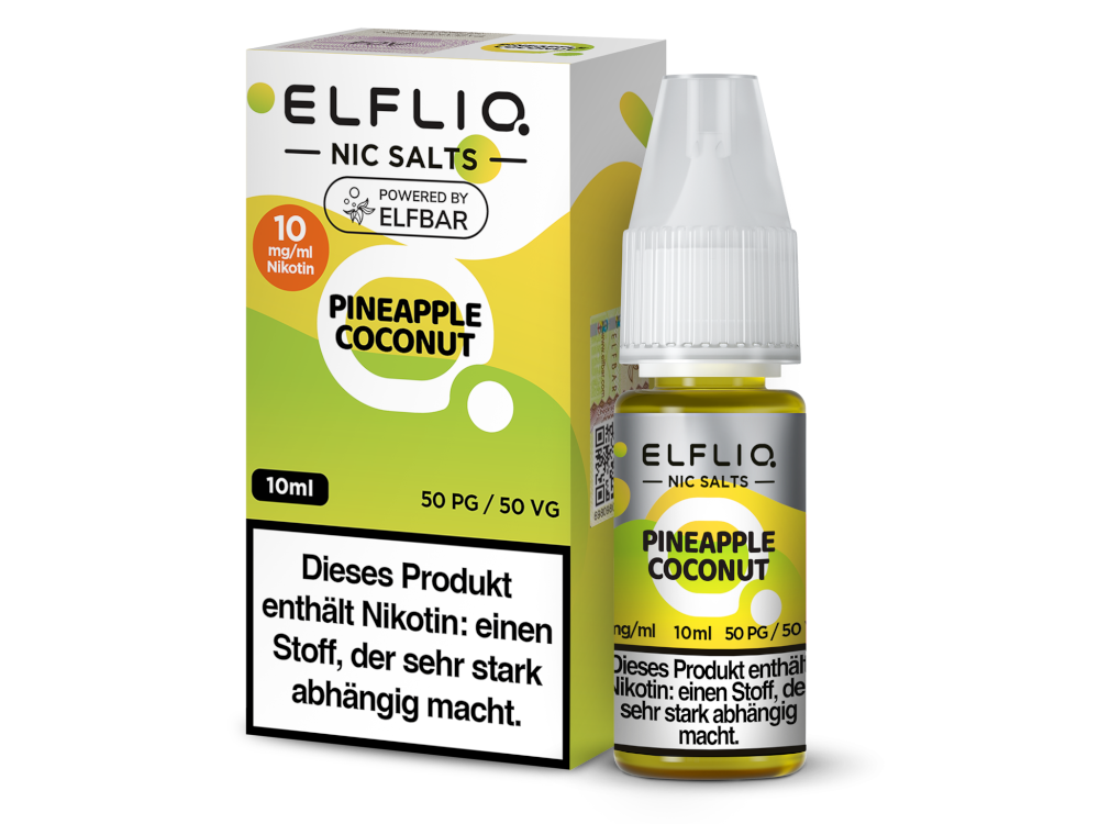 ELFLIQ 10MG 10ML Pineapple Coconut