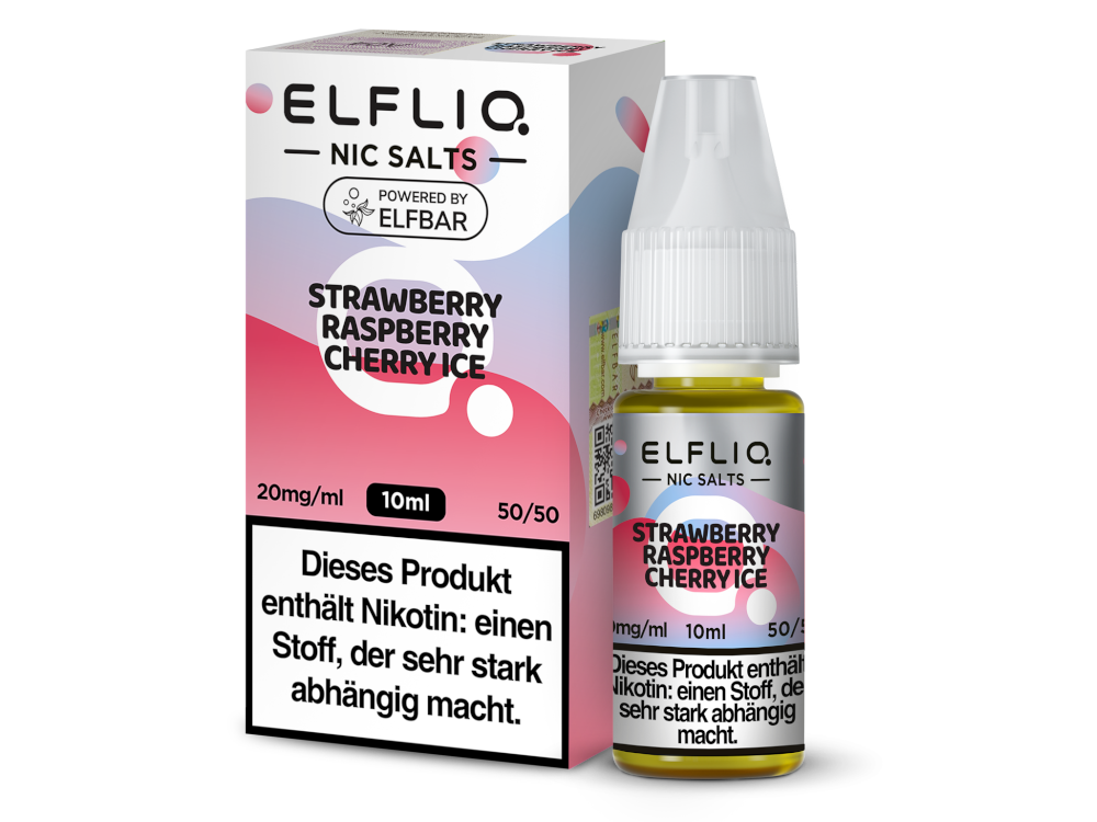 ELFLIQ 20MG 10ML Strawberry Rapsberry Cherry Ice