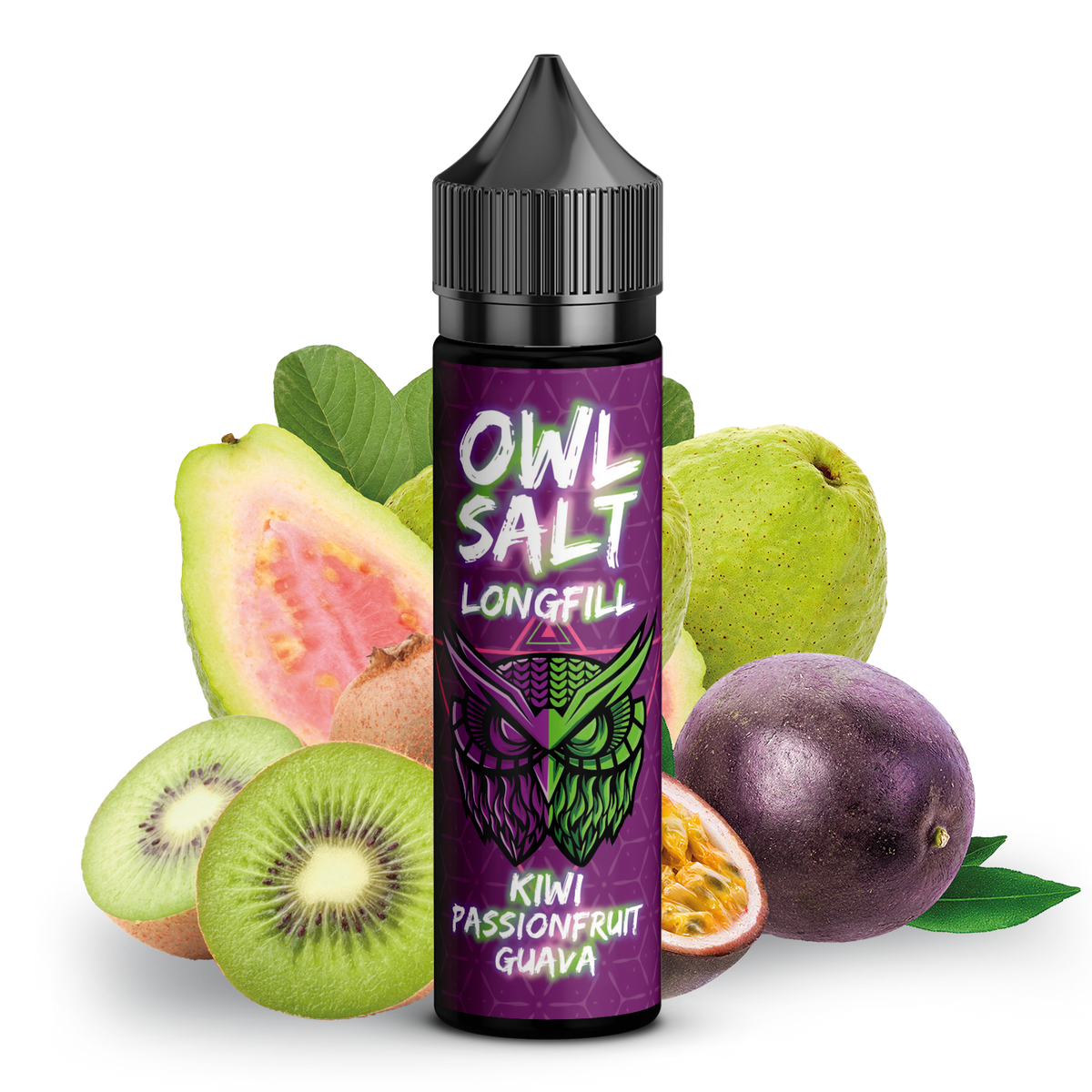 OWL SALT Longfill Kiwi Passionfruit Guava
