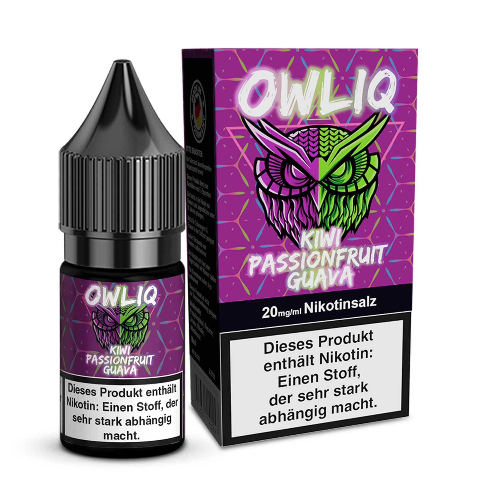 OWLIQ Kiwi Passionfruit Guava 20mg