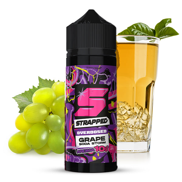 Strapped Overdosed Longfill Grape Soda Storm